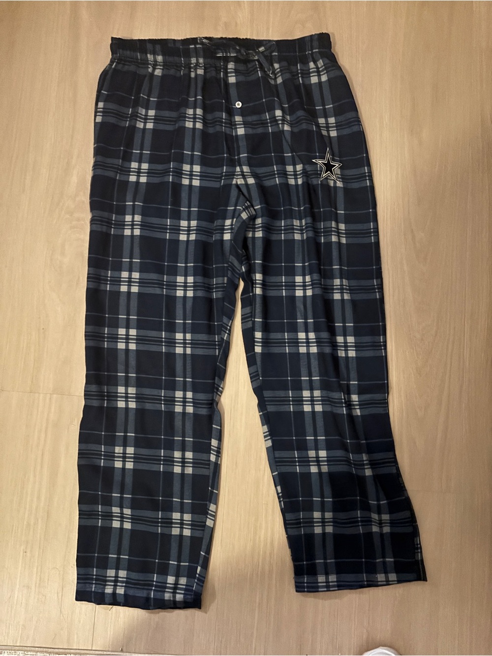 Dallas Cowboys NFL Team Apparel Plaid Pajama Lounge Pants Men’s L